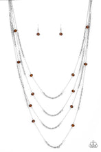 Load image into Gallery viewer, Open For Opulence - Brown Necklace