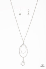 Load image into Gallery viewer, Rags To Riches - White Lanyard