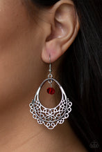 Load image into Gallery viewer, Garden Society - Red Earrings