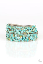 Load image into Gallery viewer, CRUSH To Conclusions - Blue Bracelet