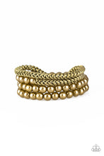 Load image into Gallery viewer, Industrial Incognito - Brass Set of Bracelets
