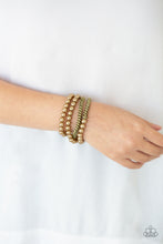 Load image into Gallery viewer, Industrial Incognito - Brass Set of Bracelets