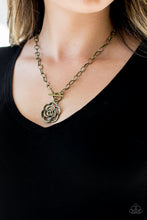 Load image into Gallery viewer, Beautifully In Bloom - Brass Necklace