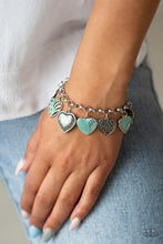 Load image into Gallery viewer, Garden Hearts - Green Bracelet