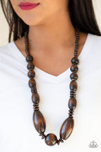 Load image into Gallery viewer, Summer Breezin - Brown Necklace