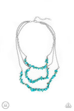 Load image into Gallery viewer, Eco Goddess - Blue Choker Necklace
