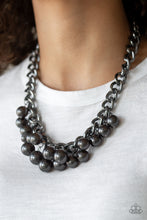 Load image into Gallery viewer, Get Off My Runway - Black Gunmetal Necklace