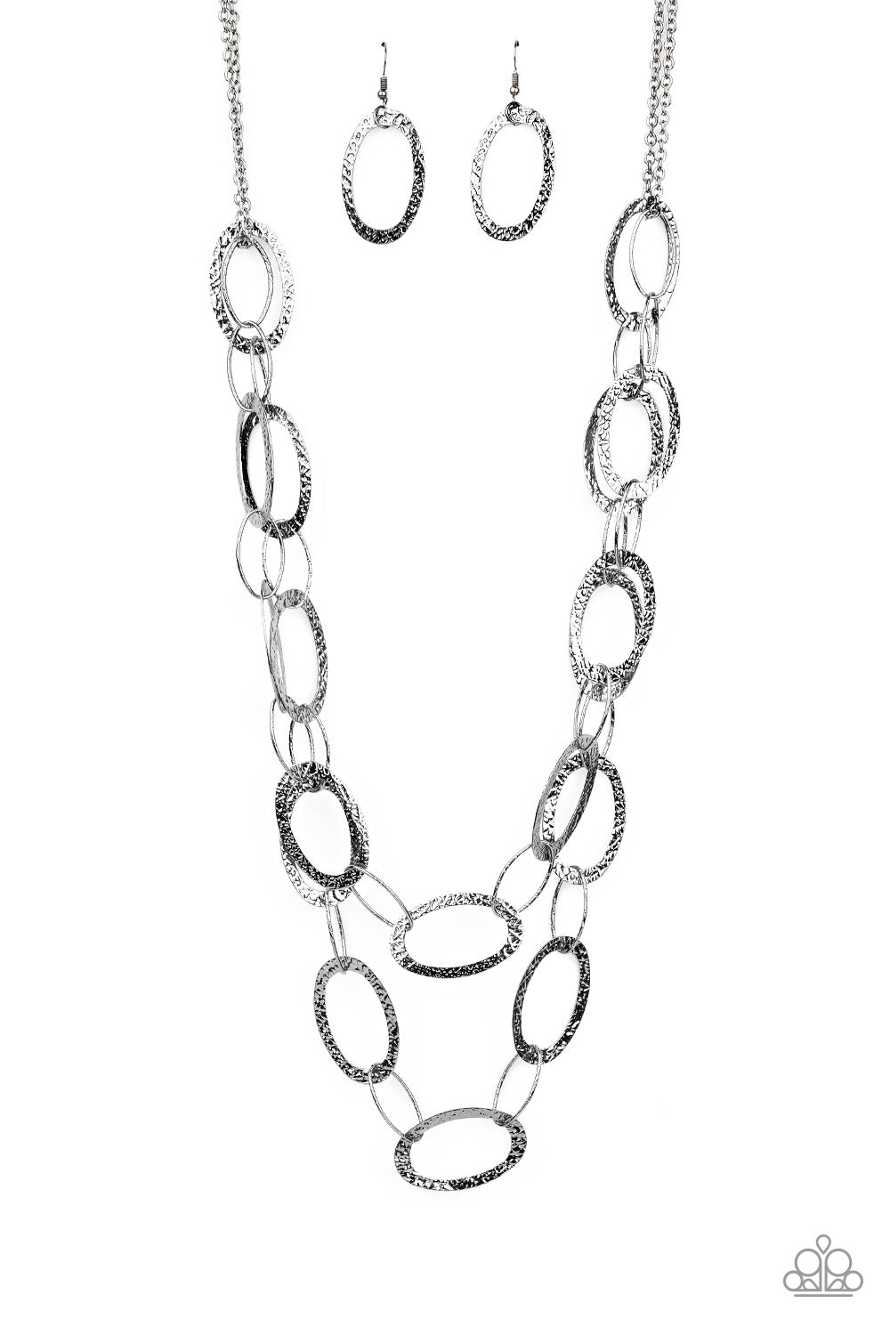 Glimmer Goals - Black Gunmetal Necklace
