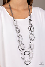 Load image into Gallery viewer, Glimmer Goals - Black Gunmetal Necklace