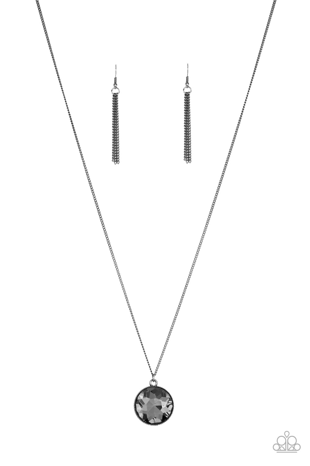 Dauntless Diva - Black Gunmetal Necklace