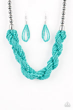 Load image into Gallery viewer, Savannah Surfin - Blue Necklace