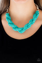 Load image into Gallery viewer, Savannah Surfin - Blue Necklace