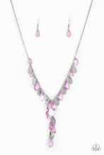 Load image into Gallery viewer, Sailboat Sunsets - Purple Necklace