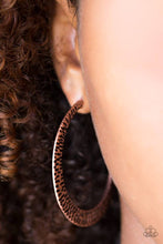 Load image into Gallery viewer, BEAST Friends Forever - Copper Hoop Earrings