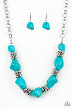 Load image into Gallery viewer, Stunningly Stone Age - Blue Necklace