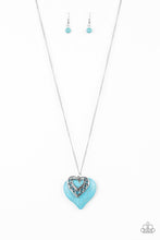 Load image into Gallery viewer, Southern Heart - Blue Necklace