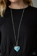 Load image into Gallery viewer, Southern Heart - Blue Necklace