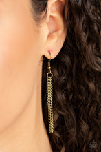 Load image into Gallery viewer, Point Taken - Brass Necklace