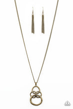 Load image into Gallery viewer, Courageous Contour - Brass Necklace