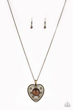 Load image into Gallery viewer, One Heart - Brass Necklace