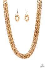 Load image into Gallery viewer, Put It On Ice - Brass Necklace