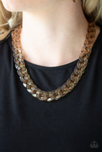 Load image into Gallery viewer, Put It On Ice - Brass Necklace