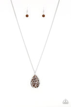 Load image into Gallery viewer, Gleaming Gardens - Brown Necklace