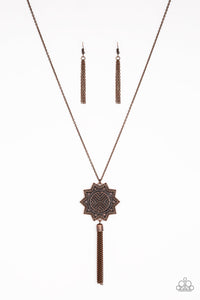 From Sunup To Sundown - Copper Necklace