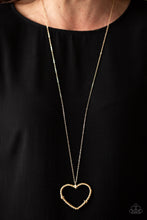 Load image into Gallery viewer, Straight From The Heart - Gold Necklace