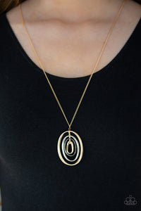 Classic Convergence - Multi (Gold / Mixed Metals) Necklace