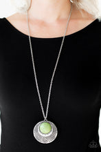 Load image into Gallery viewer, Medallion Meadow - Green Necklace