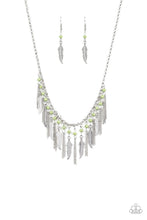 Load image into Gallery viewer, Feathered Ferocity - Green Necklace