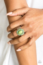 Load image into Gallery viewer, Colorfully Rustic - Green Ring