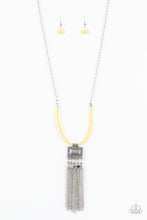 Load image into Gallery viewer, Mayan Masquerade - Yellow Necklace