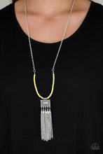 Load image into Gallery viewer, Mayan Masquerade - Yellow Necklace