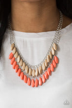 Load image into Gallery viewer, Beaded Boardwalk - Orange Necklace