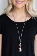 Load image into Gallery viewer, Crystal Cascade - Orange Necklace