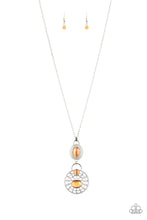 Load image into Gallery viewer, Hook, VINE, and Sinker - Orange Necklace
