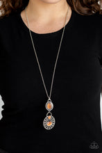 Load image into Gallery viewer, Hook, VINE, and Sinker - Orange Necklace