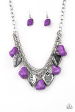 Load image into Gallery viewer, Change Of Heart - Purple Necklace