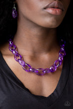 Load image into Gallery viewer, Ice Queen - Purple Necklace