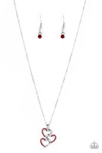 Load image into Gallery viewer, Heart of Hearts - Red Necklace