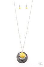 Load image into Gallery viewer, Medallion Meadow - Yellow Necklace