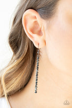 Load image into Gallery viewer, Grunge Meets Glamour - Black Gunmetal Earrings