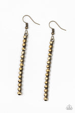 Load image into Gallery viewer, Grunge Meets Glamour - Brass Earrings