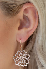 Load image into Gallery viewer, Darling Dahlia - Rose Gold Earrings