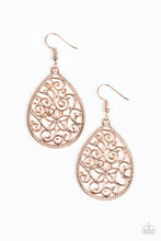 Load image into Gallery viewer, Im Doing VINE - Rose Gold Earrings