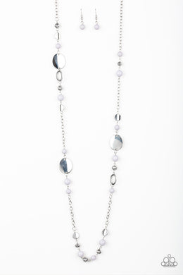 Serenely Springtime - Silver Necklace