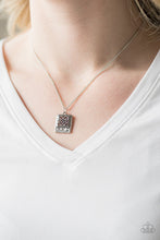 Load image into Gallery viewer, Back To Square One - Silver Necklace