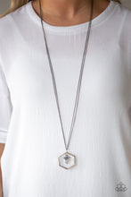 Load image into Gallery viewer, Chicly Geocentric - Multi Gunmetal Necklace